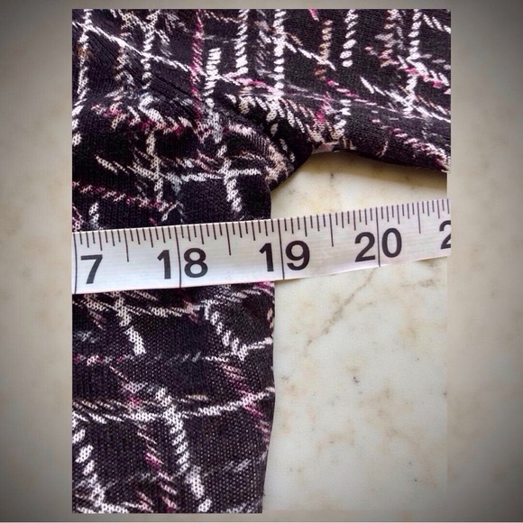 White House Black Market Cardigan | Power Chic – Size L black white pink - Picture 11 of 14